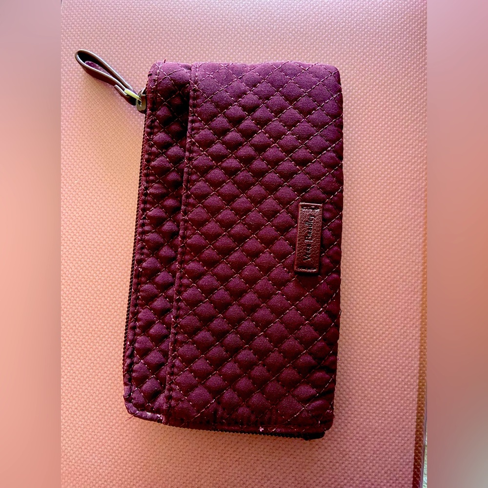 Vera Bradley purple ultimate card case